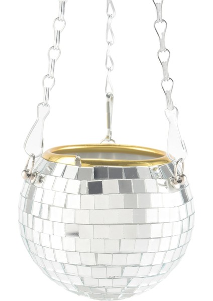 Ayna Reflektör Bahçe Saksıları Yetiştiricilerinin Disko Topu Açık Çiçek Saksıları Halat Ayna Asılı Sepet Duvar Ev Odası Bahçe A (Yurt Dışından) modelleri