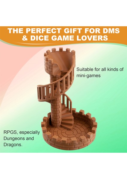Zar Kulesi Tuğlaları Kale Zar Kulesi Zar Yuvarlanan Tepsi Kulesi - D&d Oyunu Rpg ve Masa Üstü Oyunları Için Mükemmel En Iyi Hediye (Yurt Dışından) indirimleri