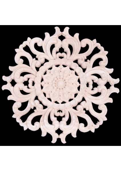 Çok Ahşap Oyma Uzun Onlay Aplike Boyasız Çiçek Duvarlar Dolaplar Kapı Dekor Tipi: 15CM Tip A (Yurt Dışından) fiyatları