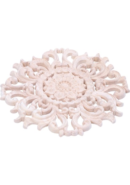 Çok Ahşap Oyma Uzun Onlay Aplike Boyasız Çiçek Duvarlar Dolaplar Kapı Dekor Tipi: 15CM Tip A (Yurt Dışından) modelleri