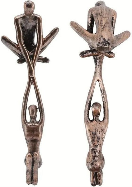 Aşık Heykel Süsleme Adam Kaldırma Kadın Heykelciği Aşık Dans Eden Heykelcik Dans Eden Çift Heykel Soyut Sanat (Yurt Dışından)