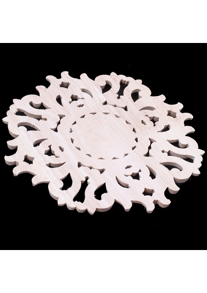 Çok Ahşap Oyma Uzun Onlay Aplike Boyasız Çiçek Duvarlar Dolaplar Kapı Dekor Tipi: 15CM Tip A (Yurt Dışından) indirimleri