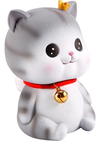 Sevimli Kedi Dekoratif Tasarruf Bankası, Ev Dekorasyon Kuma Para Kuma Yardım Formu Doğru Para Alışkanlıkları, Gözler Açık (Yurt Dışından)