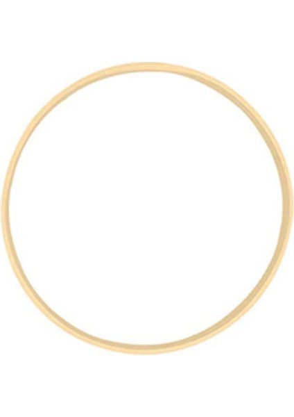 Rüya Bambu Yüzükler, Ahşap Daire Yuvarlak Yakalayıcı Dıy Çember Çiçek Çelenk Ev Bahçe Bitki Dekor Asılı Sepet 18 cm (Yurt Dışından)