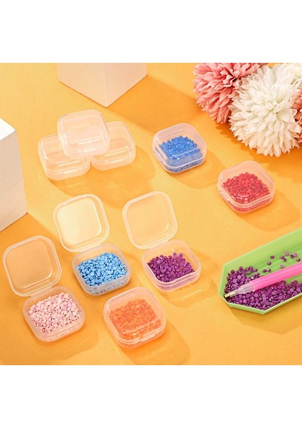 36 Parça Dikdörtgen Şeffaf Plastik Kaplar Şeffaf Boncuk Saklama Kapları Mücevher Saklama Kutusu (Yurt Dışından) fırsatları