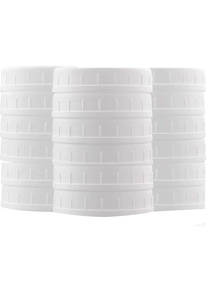 18 Paket Geniş Ağızlı Mason Kavanoz Kapakları, Konserve Kavanozları Için Plastik Saklama Kapakları, Sızdırmaz ve Çizilmeye Karşı Dayanıklı Yüzey (Yurt Dışından)