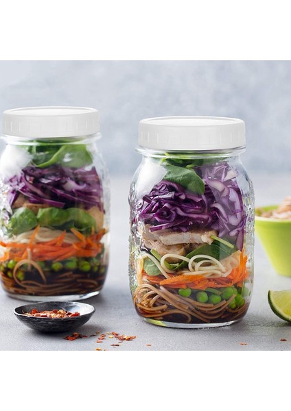 18 Paket Geniş Ağızlı Mason Kavanoz Kapakları, Konserve Kavanozları Için Plastik Saklama Kapakları, Sızdırmaz ve Çizilmeye Karşı Dayanıklı Yüzey (Yurt Dışından) indirimleri