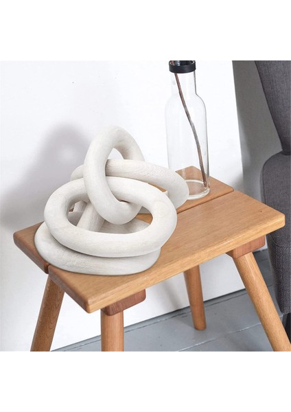 Ahşap Zincir Bağlantı Dekoru, 21.6 El Oyması Dekoratif Ahşap Zincir, Çiftlik Evi Rafı ve Sehpa B Için Çağdaş Ev Dekoru (Yurt Dışından) indirimleri