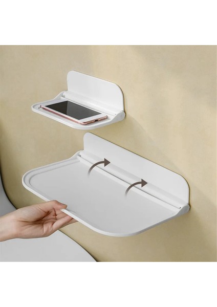 2 Adet Taşınabilir Yatak Başı Depolama Rafı Duvara Monte Yatak Başı Rafı Katlanabilir Asılı Raf Mutfak Banyo Depolama Tutucu, C (Yurt Dışından) fırsatları