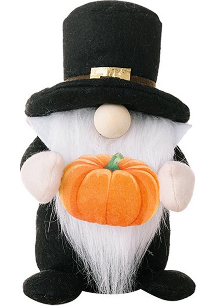 Şükran Günü Hasat Festivali Sarılma Kabak Şef Şapkası Rudolph Bebek Süsleri Sonbahar Gnome Peluş Bebek Hediyeleri Erkek (Yurt Dışından)