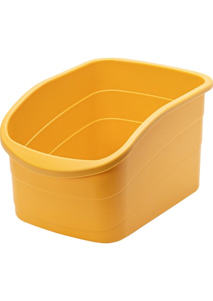 Mutfak Saklama Kutusu Konteyner Dolabı Sofra Saklama Kutusu Baharat Kutusu Çeşitli Eşyalar Kırtasiye Kozmetik Depolama (Sarı) (Yurt Dışından)