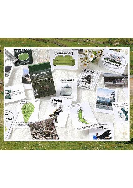 200 Adet Ins Dekor Mini Çıkartmalar Kitap Estetik Kırtasiye Sanat Kolaj Önemsiz Dergisi Dıy Scrapbooking Craft Çıkartmalar (Yurt Dışından)