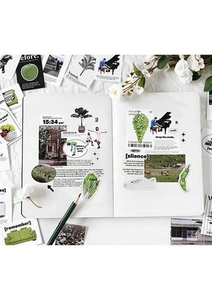 200 Adet Ins Dekor Mini Çıkartmalar Kitap Estetik Kırtasiye Sanat Kolaj Önemsiz Dergisi Dıy Scrapbooking Craft Çıkartmalar (Yurt Dışından) fiyatları