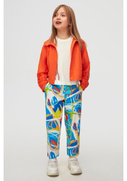 58529 Kız Çocuk Mavi Confetti Pantolon fiyatları