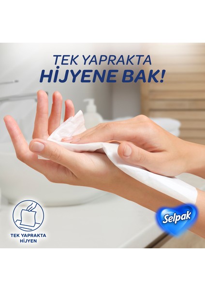 El ve Yüz Havlusu Kutulu Mermer Desen 10*80 Yaprak