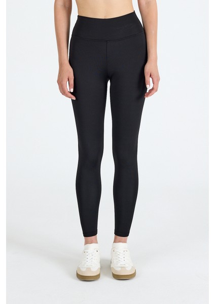 Siyah Yüksek Bel Dikiş Detaylı Tayt 2003 modelleri