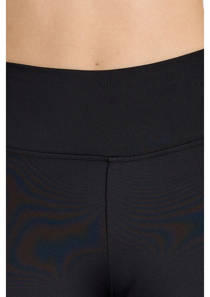 Siyah Yüksek Bel Dikiş Detaylı Tayt 2003 fırsatları