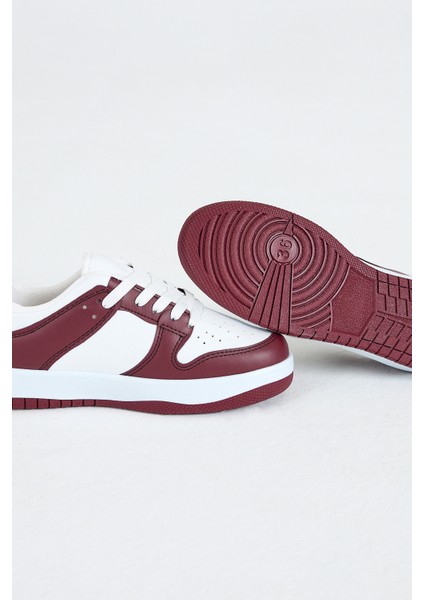 Bordo Spor Ayakkabı 8585 modelleri