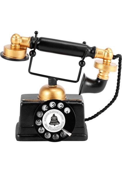 Endüstriyel Loft Retro Döner Telefon Modeli El Sanatları Dekorasyon Mağazası Cafe Oturma Odası Vitrin Dekorasyon Dekorasyon Ateş Sahne (Yurt Dışından)
