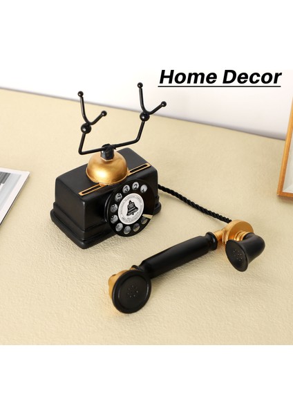 Endüstriyel Loft Retro Döner Telefon Modeli El Sanatları Dekorasyon Mağazası Cafe Oturma Odası Vitrin Dekorasyon Dekorasyon Ateş Sahne (Yurt Dışından) modelleri