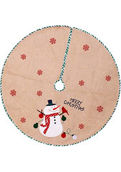 Noel Ağacı Etek Noel Ağacı Süsleme Kafes Tarzı Yumuşak Noel Ağacı Mat Noel Baba Deseni (Yurt Dışından) fiyatları