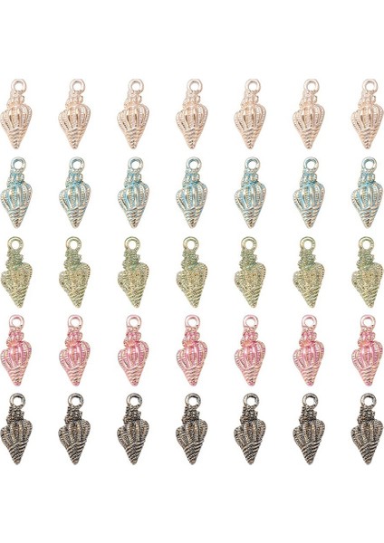 25 Adet Alaşımlı Metal Emaye Kolye Deniz Kabuğu Okyanus Takıları Toplu Olarak Mücevher Yapımı ve El Sanatları Için (Yurt Dışından) fiyatları