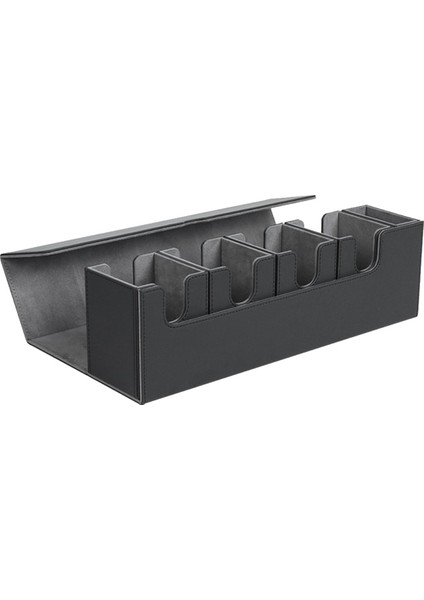 Kart Destesi Kutusu, 5'i 1 Arada Kart Saklama Kutusu, Kart Düzenleyici Manyetik Kart Saklama Kutusu (Siyah) (Yurt Dışından)