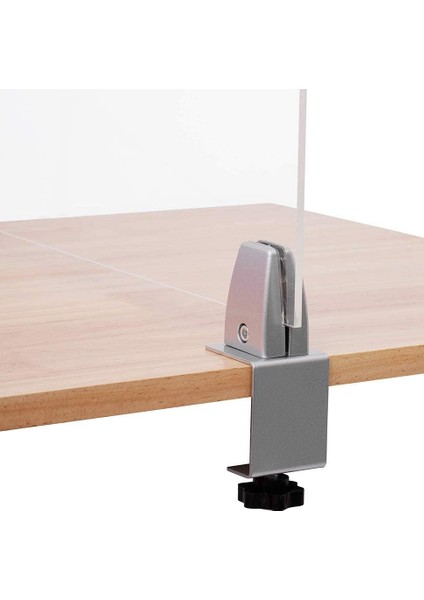 Adet Ofis Masası Bölücü Kelepçe Ekran Koruyucu Klip Tutucu Braketi Ekran Bölme Kelepçesi Bölme Masa Kelepçesi-Gümüş (Yurt Dışından) fiyatları