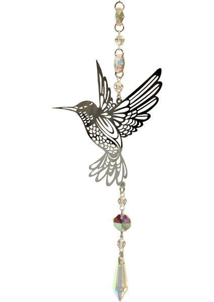 Gümüş Renk Brid Kristal Güneş Tutucu Asılı Dekorasyon Gökkuşağı Üretici Oda Dekoru Işık Tutucu Oda Dekorları Estetik (Yurt Dışından)