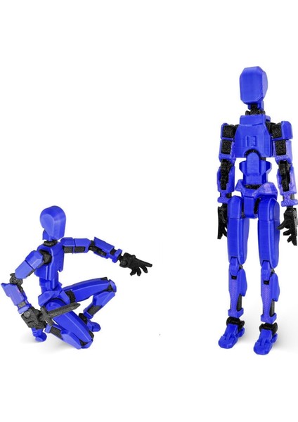 Eğlenceli 13 Aksiyon Figürü 3D Baskılı Çok Eklemli Hareketli T13 Aksiyon Figürü, Benzersiz 13 Aksiyon Figürü Dekoratif Kukla, D (Yurt Dışından) indirimleri