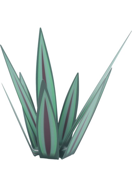 Büyük Tekila Rustik Heykeli, Açık Hava Veranda Bahçesi Için Rustik Metal Agave Bitkileri, Ev Dekoru El Boyalı Metal Agave, A (Yurt Dışından)