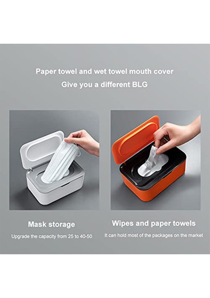 Islak Mendil Dispenseri, Bebek Peçetesi Saklama Kutusu Tutucu Konteyner Ev, Ofis Için Toz Geçirmez Islak Mendil Kutusu (Gri) (Yurt Dışından) indirimleri