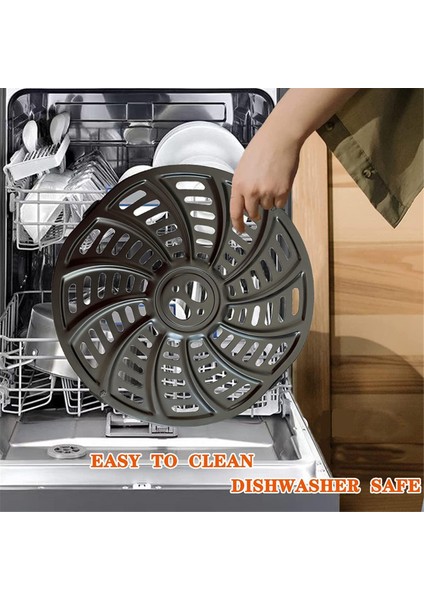 Delikli Ev Rafı Yedek Parçaları Bulaşık Makinesi Hava Fritözü Izgara Tava Tepsisi Instant Pot 6qt Gourmia GAF698/GAF686 (Yurt Dışından) modelleri