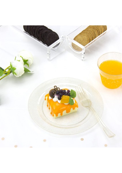 Şeffaf Kraker Servis Tepsisi, Şeffaf Makaron Tepsisi, Servis Tepsileri Için Dikdörtgen Kraker Tutucu (Yurt Dışından) fırsatları