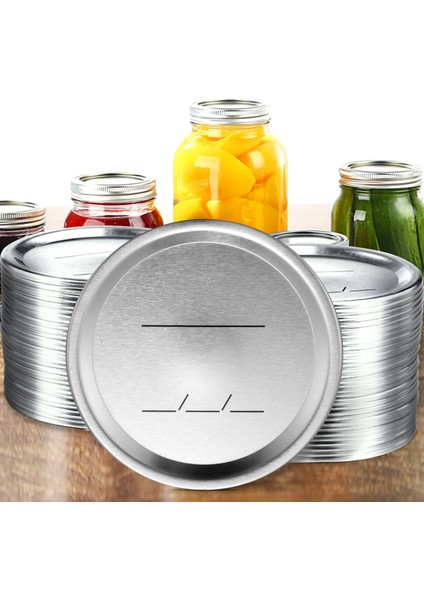 80 Adet Geniş Ağızlı Konserve Kapakları, Top Için Kavanoz Konserve Kapakları, Bölünmüş Tip Kapaklar Konserve Için Sızdırmaz 86MM Kavanoz Kapakları (Yurt Dışından) fiyatları
