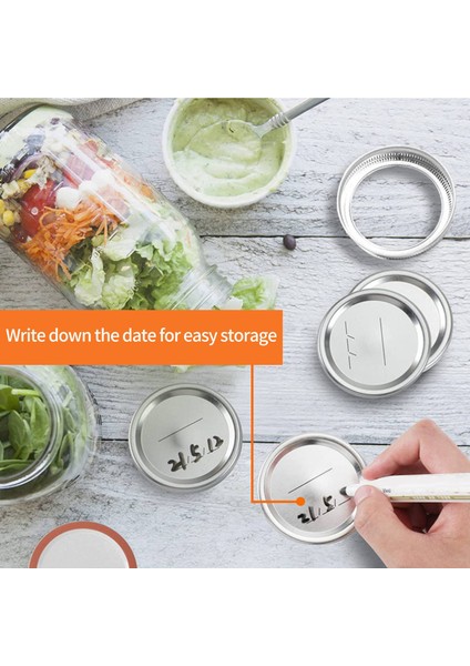 80 Adet Geniş Ağızlı Konserve Kapakları, Top Için Kavanoz Konserve Kapakları, Bölünmüş Tip Kapaklar Konserve Için Sızdırmaz 86MM Kavanoz Kapakları (Yurt Dışından) indirimleri