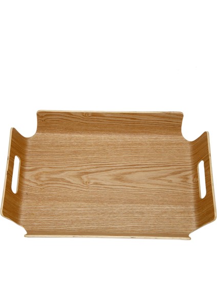 Lüks Masa Masa Bambu Yatakta Ekmek Ahşap Tepsi Ahşap Meyve Kahvaltı Yemek Kek Kahve Çay Servis Tepsisi Kulplu (Yurt Dışından) fiyatları