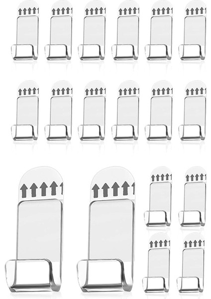 Akrilik Vinil Plak Askı Rafı Duvara Monte 18 Adet Kendinden Yapışkanlı Vinil Plak Duvar Sergileme Rafı Şeffaf Vinil Depolama Rafı (Yurt Dışından)