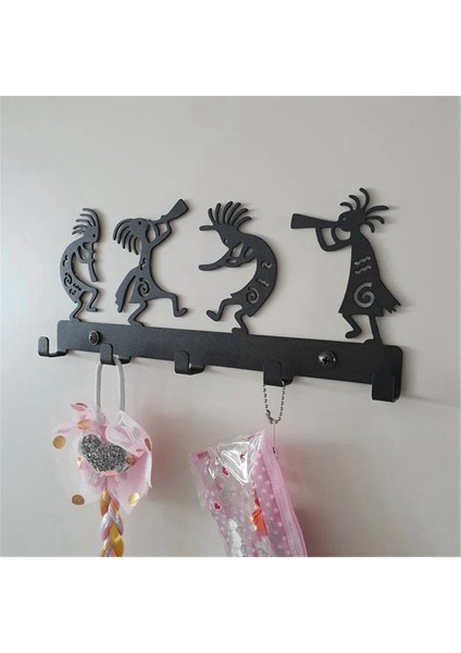 Senfoni Orkestrası Anahtarlık Siyah Anahtar Askısı Metal Kanca Dolap Kapı Duvar Dekorasyonu Stil 1 (Yurt Dışından) fiyatları