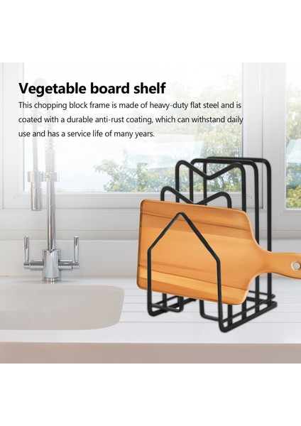 Kesme Tahtası Rafı Kesme Tahtası Organizatör Standı Tutucu Mutfak Tezgahı Tencere Tava Kapakları Raf Organizatör Düz Çelik (Yurt Dışından) modelleri