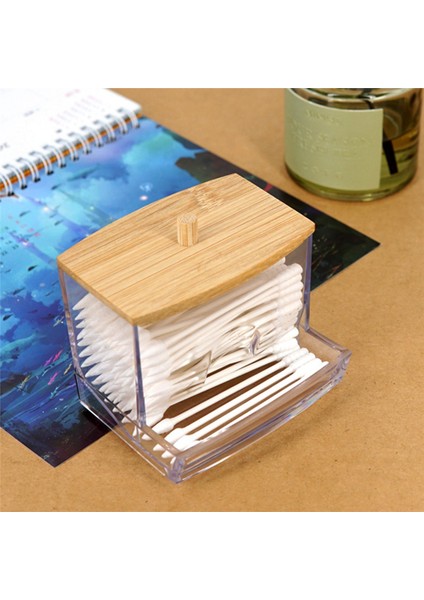 Pamuklu Çubuk Tutucu Pamuklu Çubuk Dağıtıcı, Banyo Masa Üstü Dekorasyon Saklama Kutusu, Saklama Için Şeffaf Braket (Yurt Dışından) fiyatları