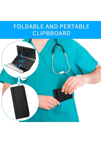 1 Paket Hemşirelik Panosu Katlanabilir, Hemşire Katlanabilir Klipsli Pano, 3 Katmanlı, Doktorlar ve Öğrenciler Için Temel Panolar B (Yurt Dışından) fiyatları