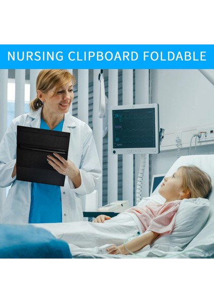 1 Paket Hemşirelik Panosu Katlanabilir, Hemşire Katlanabilir Klipsli Pano, 3 Katmanlı, Doktorlar ve Öğrenciler Için Temel Panolar B (Yurt Dışından) indirimleri