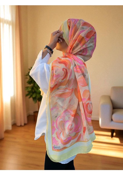 Soft Batik 0343 Pastel Sarı Şal