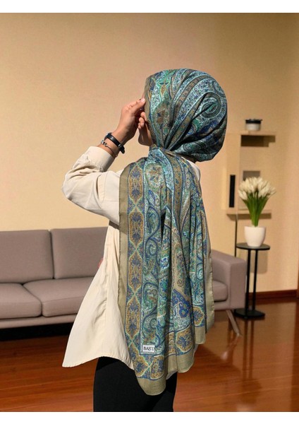 Soft Etnik 0222 Haki Şal