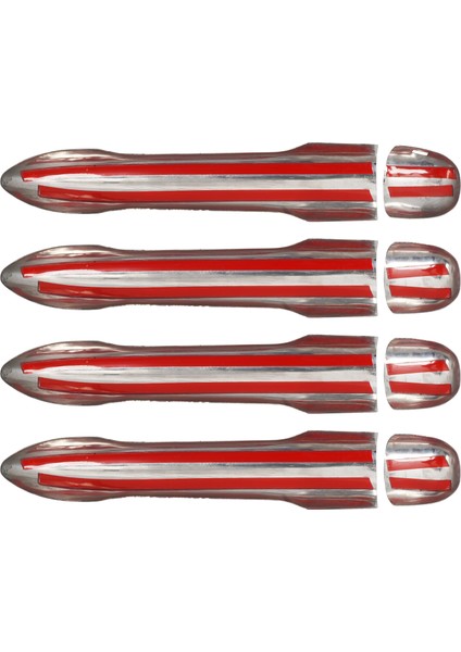 Renault Excape 4 Facelift Uyumlu 2006 ve Üzeri Krom Kapı Kolu 4 Kapı Paslanmaz Çelik