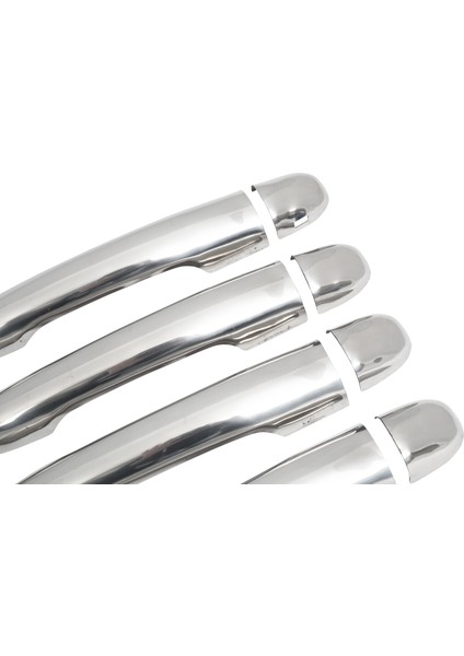 Renault Excape 4 Facelift Uyumlu 2006 ve Üzeri Krom Kapı Kolu 4 Kapı Paslanmaz Çelik