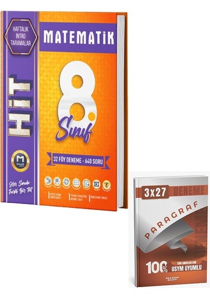 Mozaik 2026 8. Sınıf Matematik Hit 32 Li Deneme+Anla Kazan Paragraf
