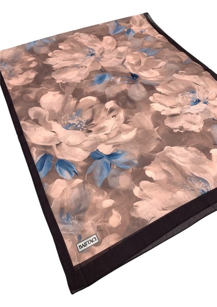 Soft Çiçek 0348 Pastel Vizon Şal modelleri