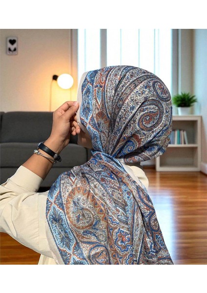 2025 Yaz Sezonu Naturel Bej Etnik Şal fiyatları